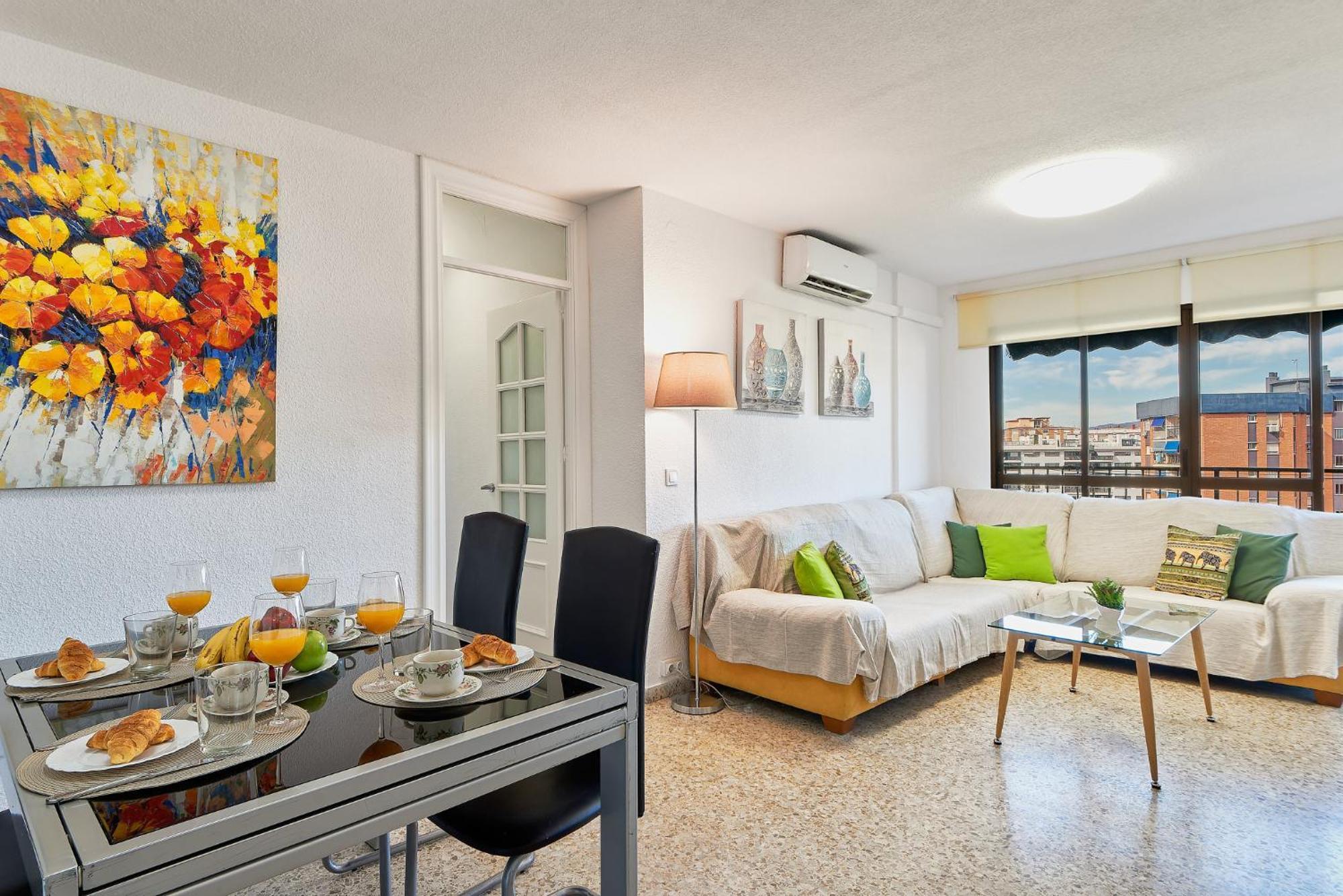 Luminoso Apartamento/ 5 Minutos De La Playa Málaga Exterior foto