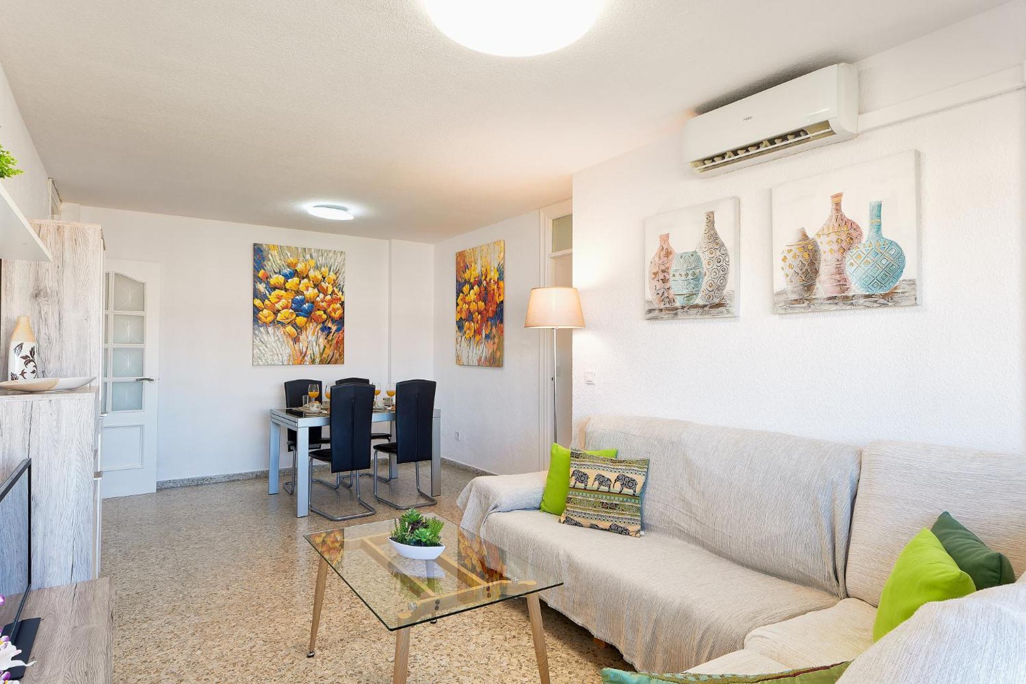 Luminoso Apartamento/ 5 Minutos De La Playa Málaga Exterior foto