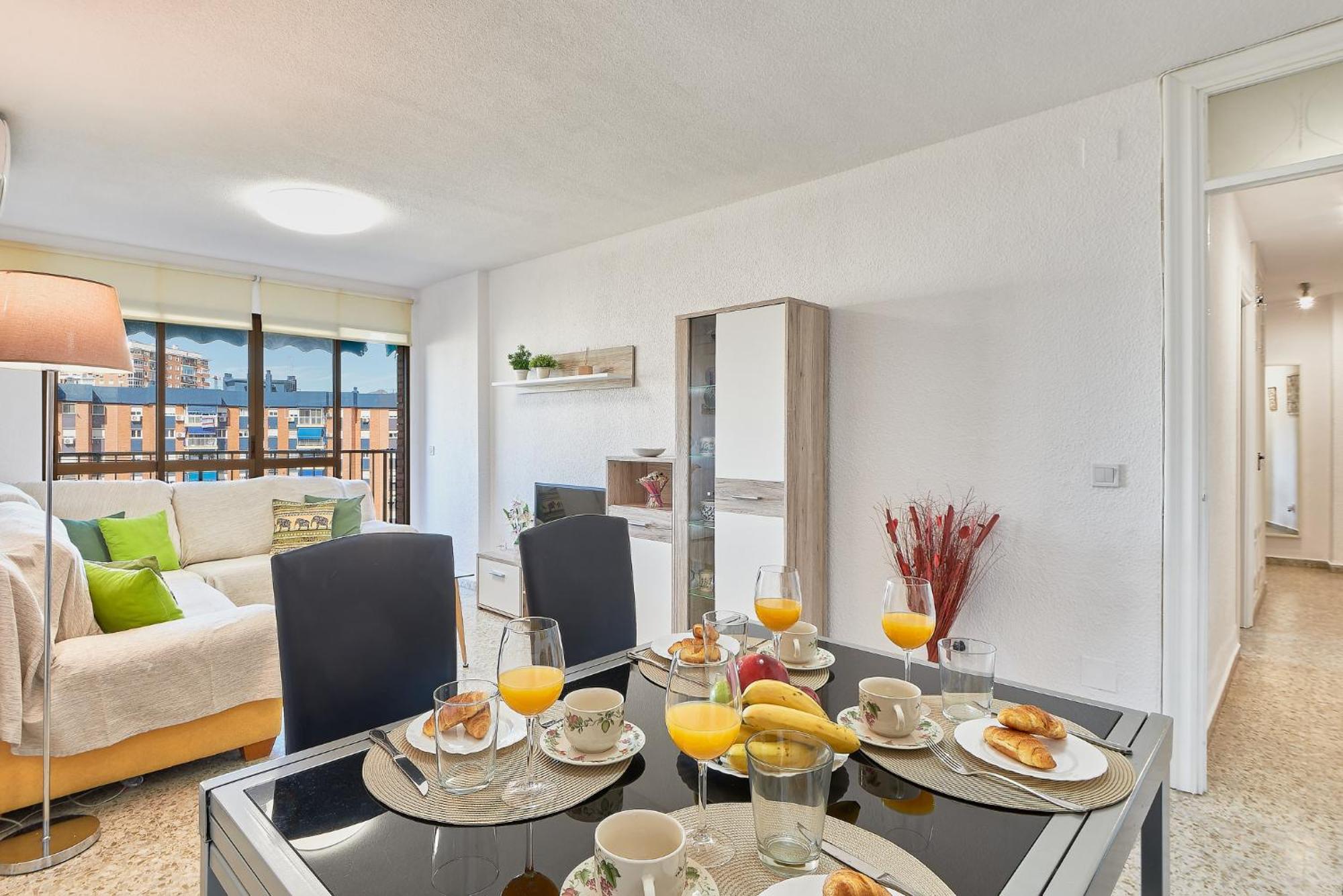 Luminoso Apartamento/ 5 Minutos De La Playa Málaga Exterior foto
