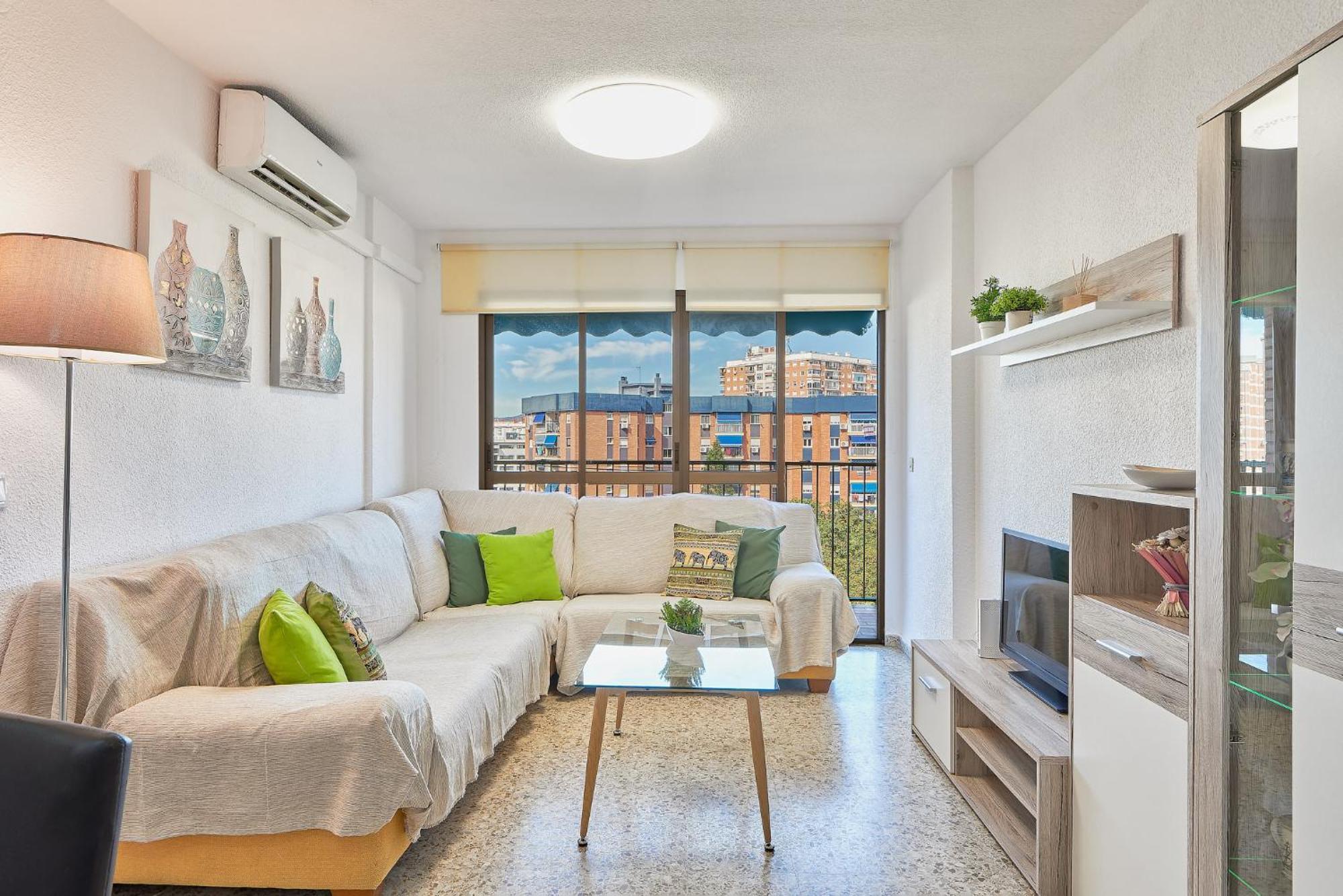 Luminoso Apartamento/ 5 Minutos De La Playa Málaga Exterior foto